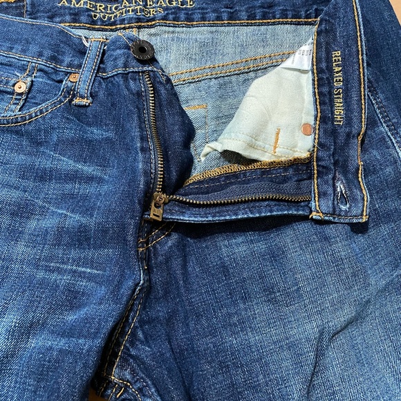American Eagle 🦅 Outfitters relaxed straight jeans size 30 x 34 MINT - Picture 8 of 8